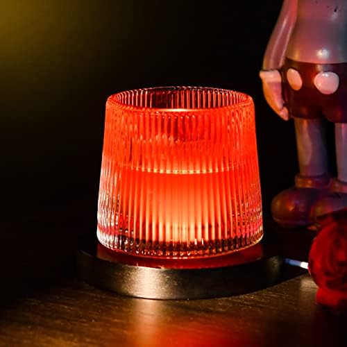 Wood LED Light Base for Crystal and Glass Art Display