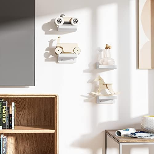 Sriwatan Mini Floating Shelves Set of 4 Washed White