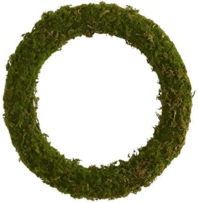 Nearly Natural 20in Moss Artificial Wreath