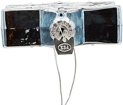 Kurt Adler 4 Inch Noble Gems Glass Star of David Ornament