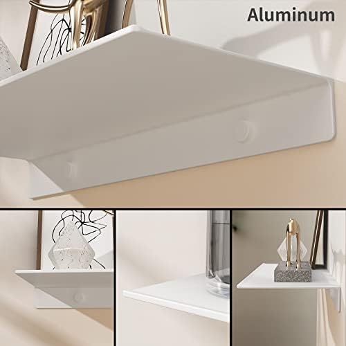 Danpoo White Floating Shelf for Wall Storage