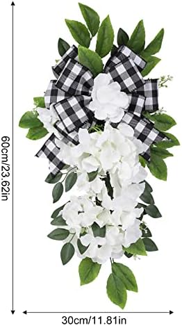Ochine Artificial Teardrop Wreath Spring Summer