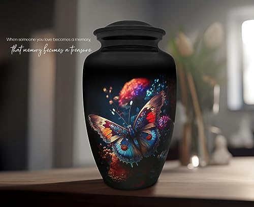 Butterfly Memorial Urn for Human Ashes - 200LB Capacity
