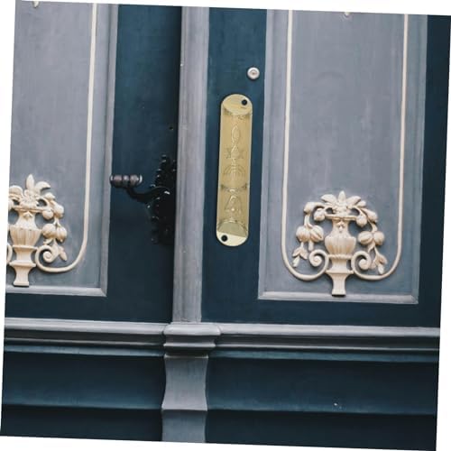 Happyyami Religious Door Mezuzah Decor Metal Scroll