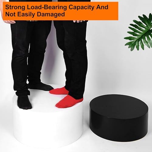 Round Cylinder Display Pedestal Stand for Decor