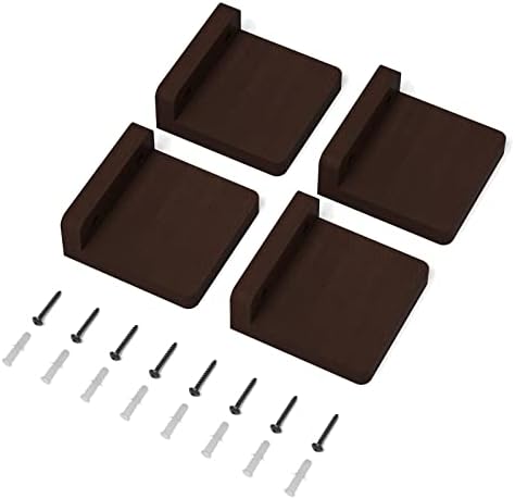 SRIWATANA 4-Pack Mini Floating Shelves for Home Decor