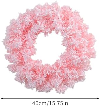 Light Pink Fir Artificial Christmas Wreath