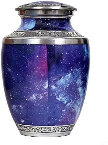 HLC Cosmic Galaxy Wolf Cremation Urn - 200 lbs