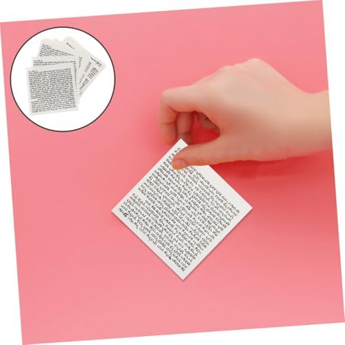 HOODANCOS 100pcs Mezuzah Scroll Wall Decor for Jewish Home