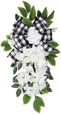 Ochine Artificial Teardrop Wreath Spring Summer