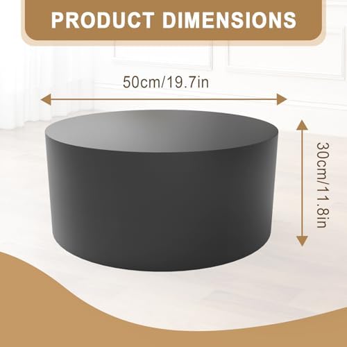 Black Round Mannequin Display Pedestal Stand