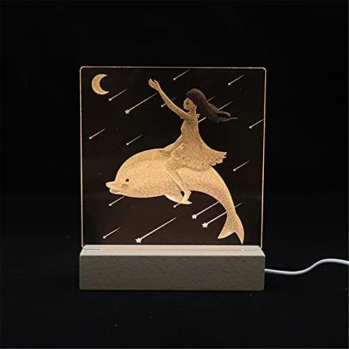 Wooden Lighted Crystal Display Pedestal Stand 2 Pack - Warm Light