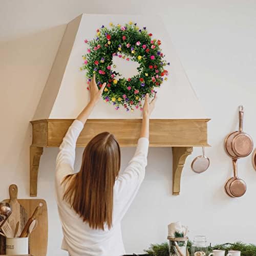 Cakina Valentine Front Door Color Wreath