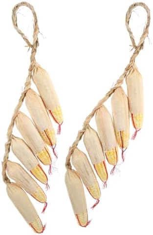 MAGICLULU 2Pcs Lifelike Artificial Corn Hanging Decor