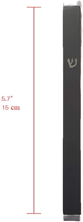 Emanuel Yair Mezuzah Case 47 Inch Black