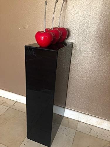Black 16W x 9D x 32H Art Sculpture Stand Acrylic Pedestal