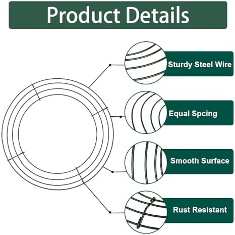 3 Pack 10 Inch Dark Green Wreath Frames