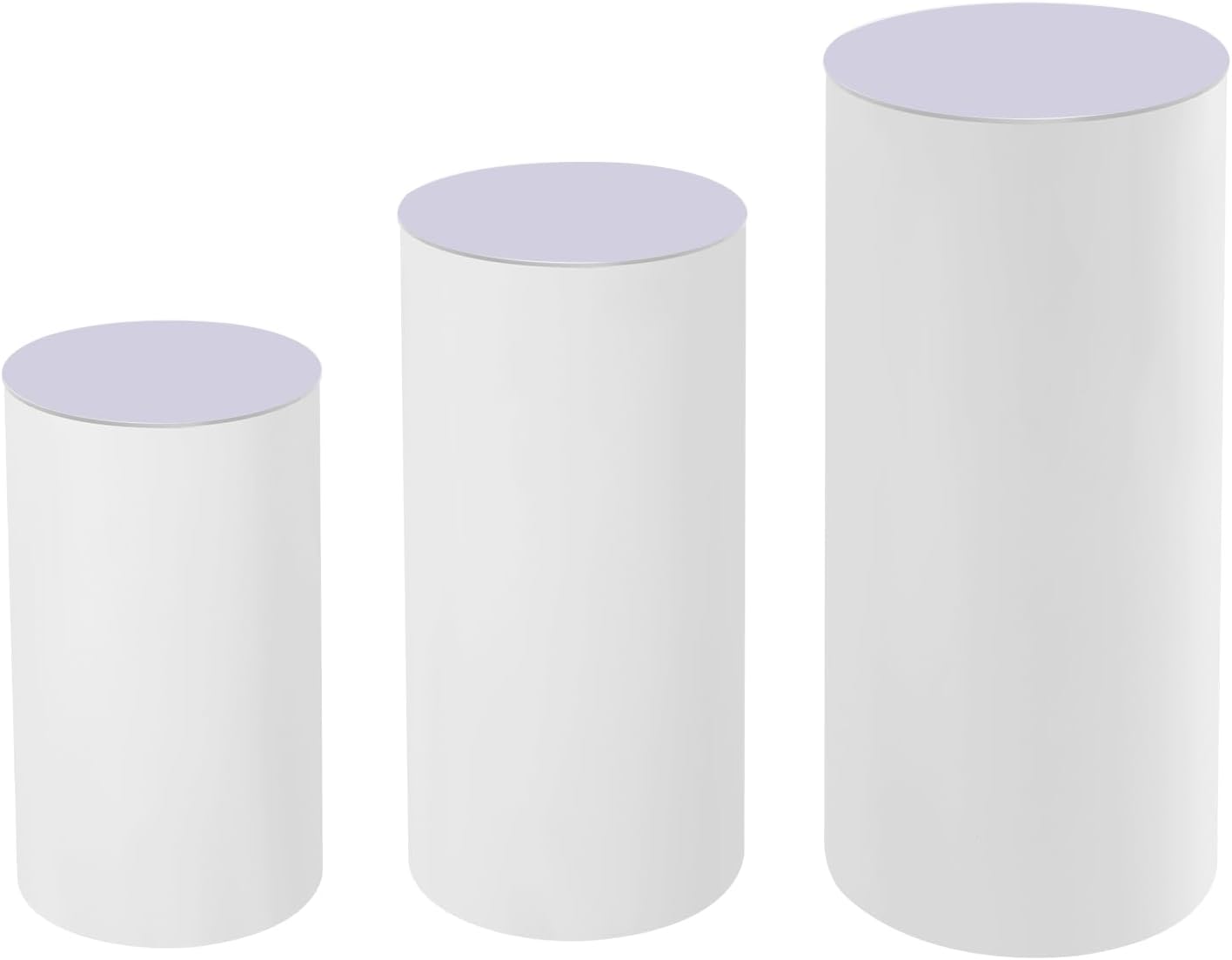 3 Cylinder Stands Set for Wedding Party Display