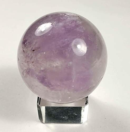 Clear Glass Pedestal for Spheres and Eggs Display