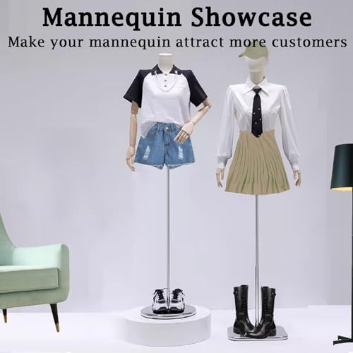 Round Mannequin Display Pedestal Stand for Clothing Store