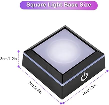 LED Light Display Stand Base with Multicolor Options