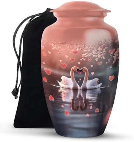 Swan Cremation Urn for Adult Ashes 10 Inch