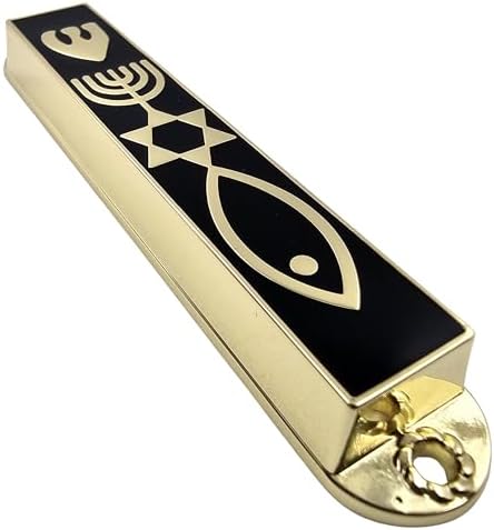 Protection Mezuzah Case with Scroll Black 35 Inch