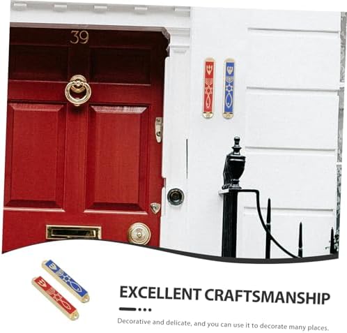 ABOOFAN Metal Mezuzah Decor Door Accent Home Decoration