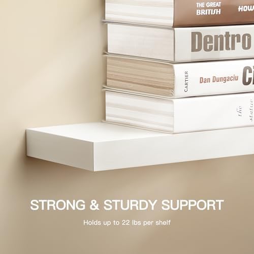 Amada Floating Shelves 32 Inch Set of 2 for Wall Storage
