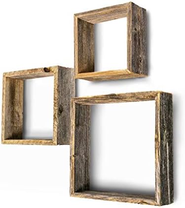 BarnwoodUSA Rustic Shelves Set of 3 Natural Gray