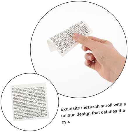 MINAOLULUS Jewish Mezuzah Scroll for Door Decor