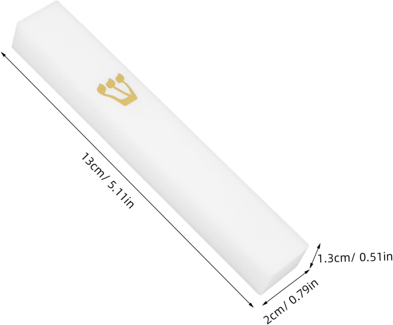 ABOOFAN Holy Mezuzah Case Jewish Door Decoration White Frame