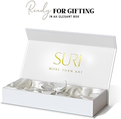Suri Modern Mezuzah with Self-Stick Case and Scroll