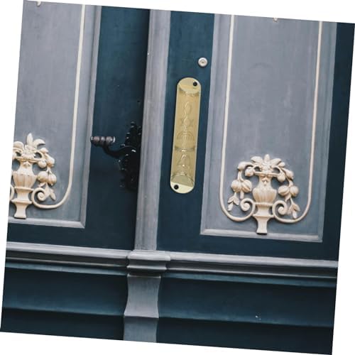 Garneck Religious Mezuzah Door Deco Metal Scroll Plaque
