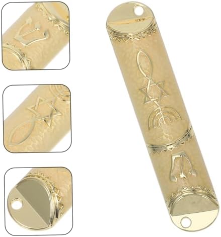 Classic Metal Mezuzah Door Blessing Decor