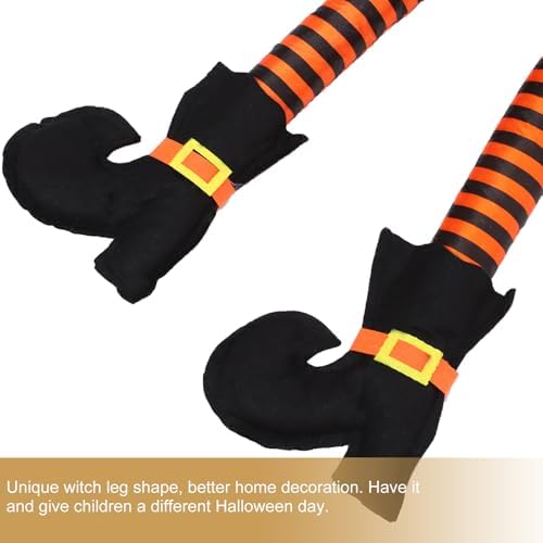 DOITOOL Halloween Witch Legs 2Pcs Plush Decoration