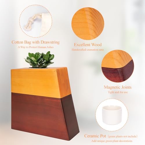 Elegant Wooden Urns for Cremation and Memorial