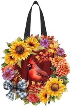 Briarwood Lane Summer Door Hanger 16x16 Harvest Wreath