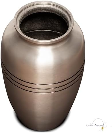 Eternal Harmony Large Silver Urn for Ashes