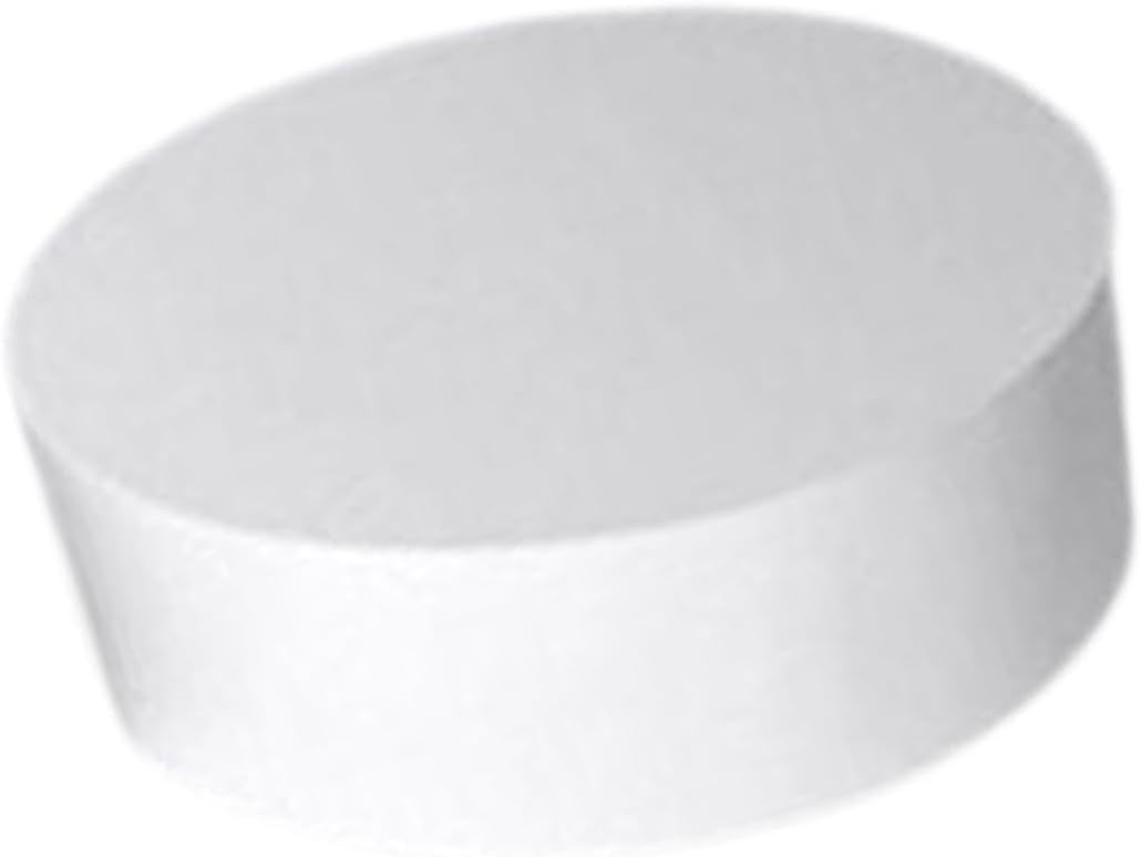 White Cylinder Pedestal Stand for Bridal Shop Display