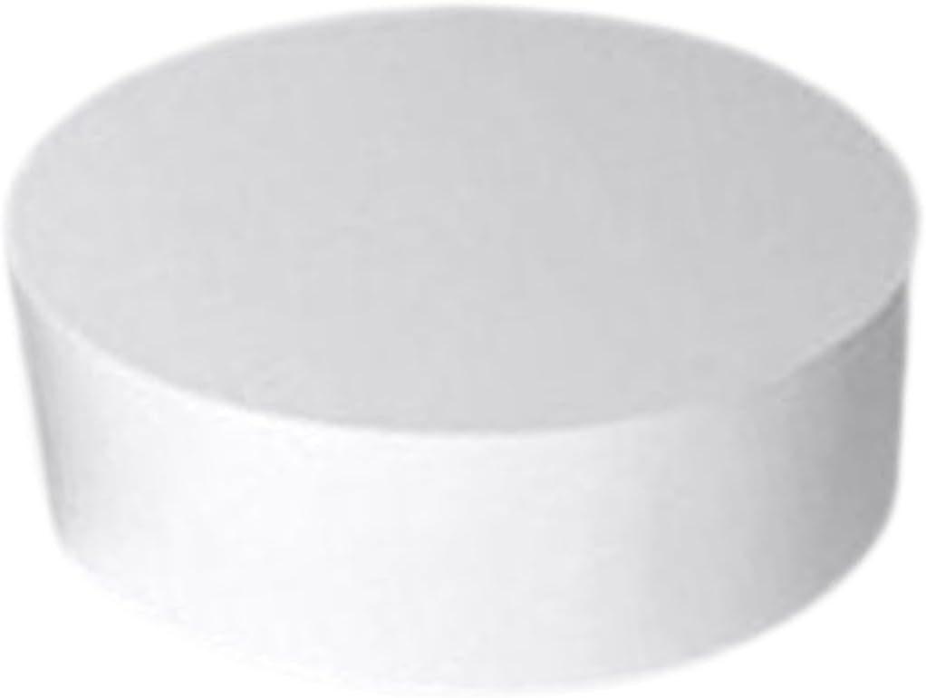 White Cylinder Pedestal Stand for Bridal Shop Display