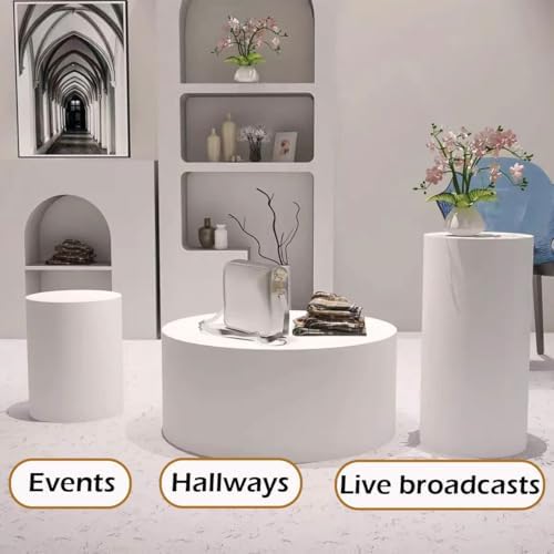 Round Display Pedestal Stands for Wedding Displays and Party Use