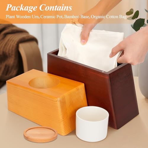 Elegant Wooden Urns for Cremation and Memorial