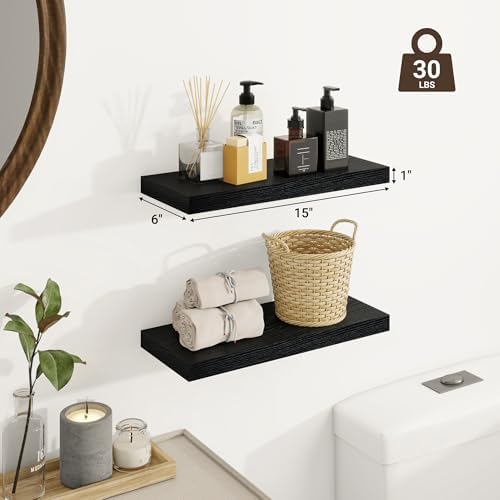 Invisible Bracket Floating Shelves for Wall
