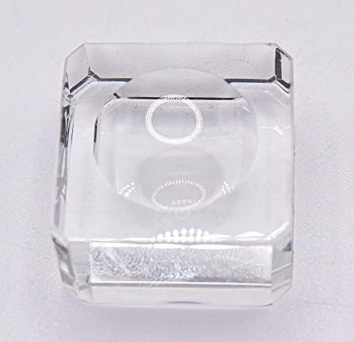 Clear Glass Pedestal for Spheres and Eggs Display