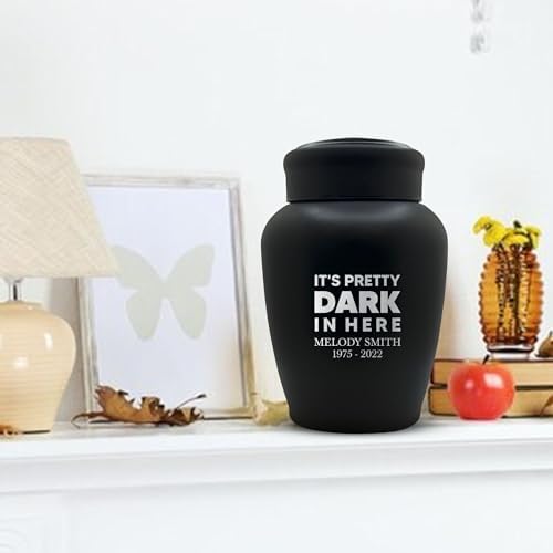 Personalized Gaming Cremation Urn with Name and Funny Design