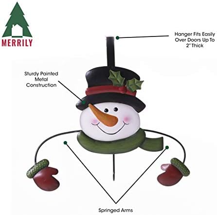 Merrily 1725 Inch Snowman Wreath Hanger