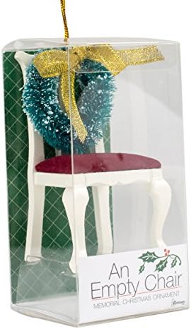 Roman Inc Chair with Wreath Memorial Ornament