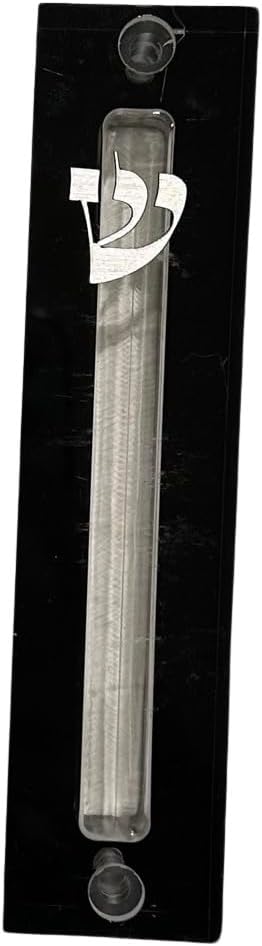 Ready Covers Lucite Mezuzah Case Clear Design