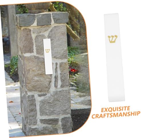 Retro Mezuzah Resin Door Decor for Home Blessings